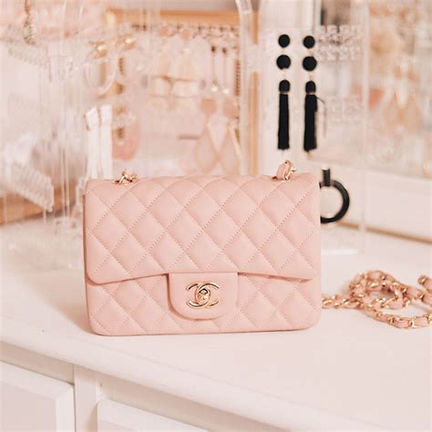 chanel white fluffy bag|Chanel pink ref bag.